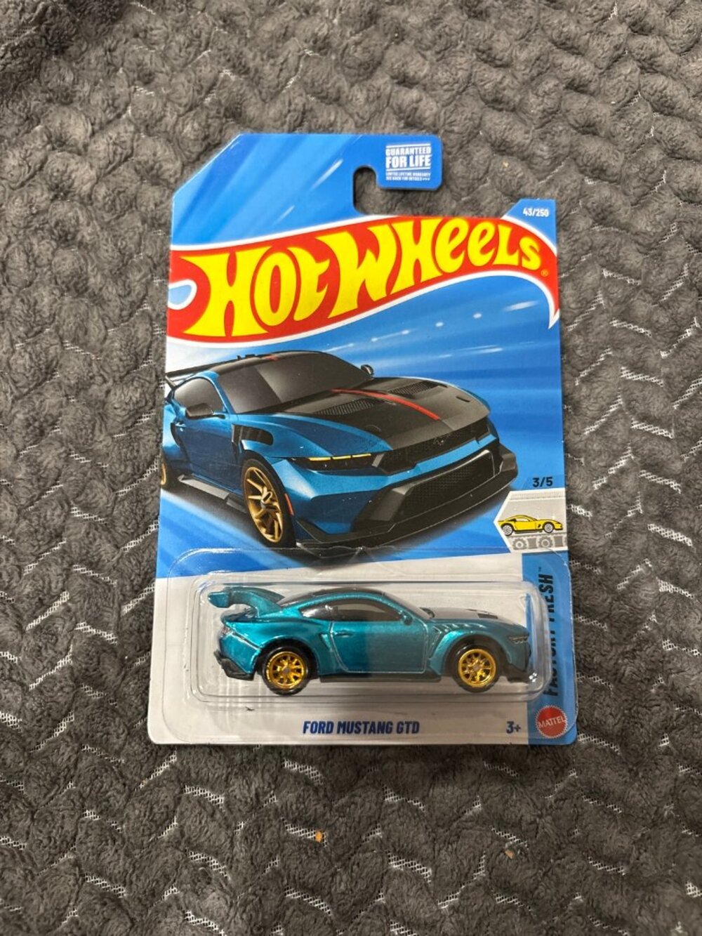 Hot Wheels Super Treasure Hunt Ford Mustang GTD Factory Fresh 3/5